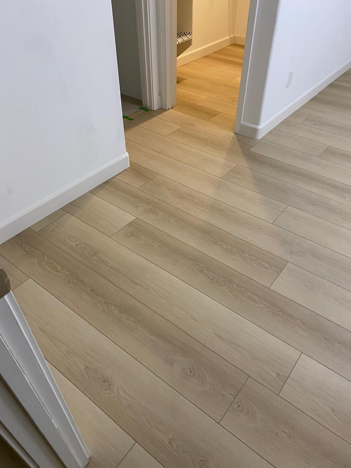 After: new closet flooring